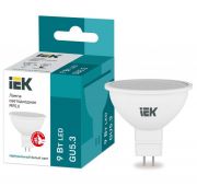 Лампа светодиодная 9Вт MR16 софит 4000К нейтр. бел. GU5.3 230В IEK LLE-MR16-9-230-40-GU5