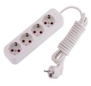 Удлинитель 4х3м с заземл. 16А IP20 Lila LEZARD 720-0403-401