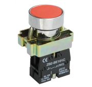 Кнопка LAY5-BA42 1НЗ без подсветки красн. IEK BBT61-BA-K04