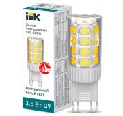 Лампа светодиодная Corn 3.5Вт капсульная 4000К нейтр. бел. G9 230В керамика IEK LLE-Corn-4-230-40-G9