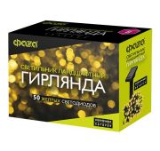Светильник светодиодный садовый SLR-G01- 50Y гирлянда 50 желт. LED на солнечн. батарее ФАZА 5027299
