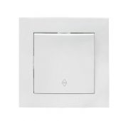 Переключатель проходной 1-кл. СП Валенсия 10А IP20 бел. PROxima EKF EWV10-025-10
