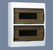 Корпус навесной ЩРН-П-24 24мод. IP41 пластик. DEKraft 31013DEK