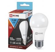 Лампа светодиодная низковольтная LED-MO-PRO 10Вт грушевидная матовая 4000К нейтр. бел. E27 900лм 12-48В IN HOME 4690612038032