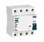 Выключатель дифференциального тока (УЗО) 4п 40А 30мА тип AC 6кА УЗО-03 DEKraft 14235DEK