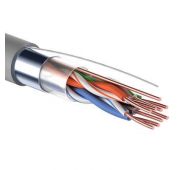 Кабель витая пара F/UTP кат.5e 4х2х24AWG solid PVC INDOOR медь сер. (м) PROCONNECT 01-0152