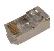 Джек компьютерный RJ45 (8P8C) кат.5E с экраном (уп.100шт) Rexant 05-1023