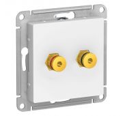 Розетка аудио 2-м AtlasDesign бел. SE ATN000187