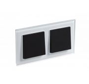 Рамка 2-м AtlasDesign Nature стекло бел. SE ATN320102