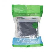 Выключатель 2-кл. СП AtlasDesign 10А IP20 (сх. 5) 10AX механизм грифель SE ATN000751