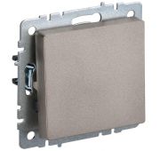 Выключатель 1-кл. СП BRITE ВС10-1-0-БрШ 10А механизм шампань IEK BR-V10-0-10-K37