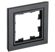 Рамка 1-м BRITE РУ-1-БрЧ черн. IEK BR-M12-K02
