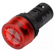 Сигнализатор звуковой ND16-22FS d22мм красн. LED AC/DC 24В (R) CHINT 593394