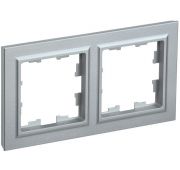 Рамка 2-м BRITE РУ-2-БрА алюм. IEK BR-M22-K47