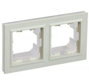 Рамка 2-м IP44 BRITE РУ-2-БрКр-44 беж. IEK BR-M22-44-K10