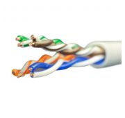 Кабель витая пара U/UTP кат.5E 4х2х24AWG solid Cu PVC Standart (м) SUPRLAN 01-0328-9