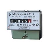 Счетчик Меркурий 201.7 1ф 5-60А класс точн. 1.0 1 тариф. на DIN-рейку мех. ОУ Инкотекс 00000032680