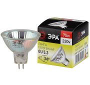Лампа галогенная GU5.3-JCDR (MR16) -75W-230V-Cl ЭРА C0027366