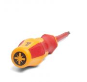 Отвертка диэлектрическая «Профи» PZ/FL1х80 КВТ 79778
