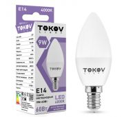 Лампа светодиодная 9Вт С37 4000К Е14 176-264В (TKL) TOKOV ELECTRIC TKL-C37-E14-9-4K