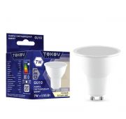 Лампа светодиодная 7Вт Soffit 3000К GU10 176-264В TOKOV ELECTRIC TKE-MR16-GU10-7-3K