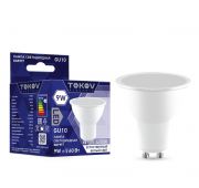 Лампа светодиодная 9Вт Soffit 4000К GU10 176-264В TOKOV ELECTRIC TKE-MR16-GU10-9-4K