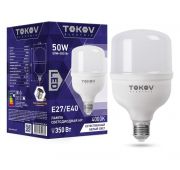 Лампа светодиодная 50Вт HP 4000К Е40/Е27 176-264В TOKOV ELECTRIC TKE-HP-E40/E27-50-4K