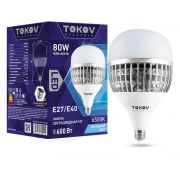 Лампа светодиодная 80Вт HP 6500К Е40/Е27 176-264В TOKOV ELECTRIC TKE-HP-E40/E27-80-6.5K