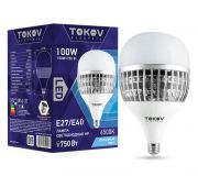 Лампа светодиодная 100Вт HP 6500К E40/E27 176-264В TOKOV ELECTRIC TKE-HP-E40/E27-100-6.5K