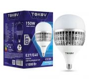 Лампа светодиодная 150Вт HP 6500К E40/E27 176-264В TOKOV ELECTRIC TKE-HP-E40/E27-150-6.5K