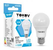 Лампа светодиодная 16Вт А60 6500К Е27 176-264В (TKL) TOKOV ELECTRIC TKL-A60-E27-16-6.5K