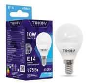 Лампа светодиодная 10Вт G45 6500К Е14 176-264В TOKOV ELECTRIC TKE-G45-E14-10-6.5K
