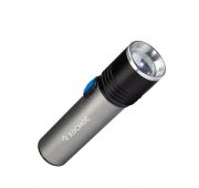 Фонарь аккумуляторный ручной LED 3Вт линза зум аккум. Li-ion 18650 1.2А.ч USB-шнур анодир. алюм. КОСМОС KOS111Lit