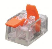 Клемма строительно-монтажная СМК компактная 221-412 PCT-412 2-проводная TOKOV ELECTRIC TKE-PCT-412/C100