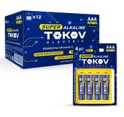 Элемент питания алкалиновый AAA/LR03 (блист.4шт) TOKOV ELECTRIC TKE-ALS-LR3/B4