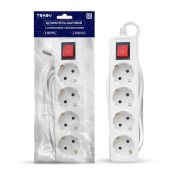 Удлинитель 4х2м с заземл. с выкл. 16А 3х1 TOKOV ELECTRIC TKE-C01-BU4-2-1-ZV