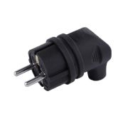 Вилка угловая 16А с заземл. каучук TOKOV ELECTRIC TKE-C05-KVU-Z